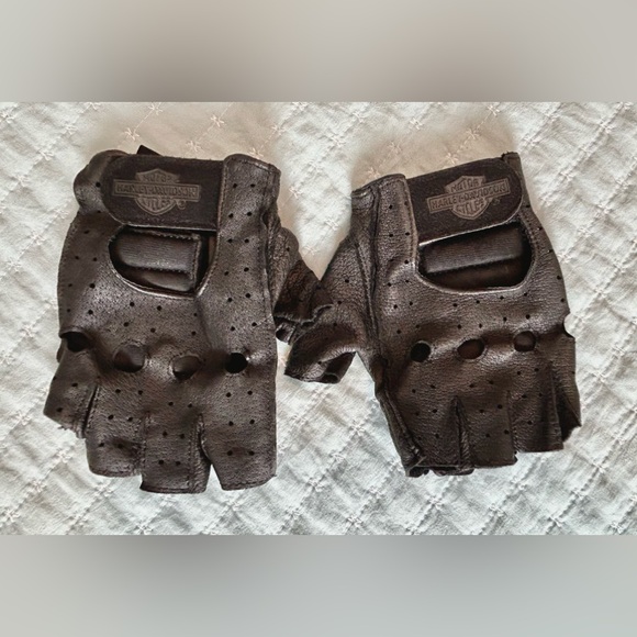 Men’s L - H-D® fingerless gloves. - Picture 1 of 3
